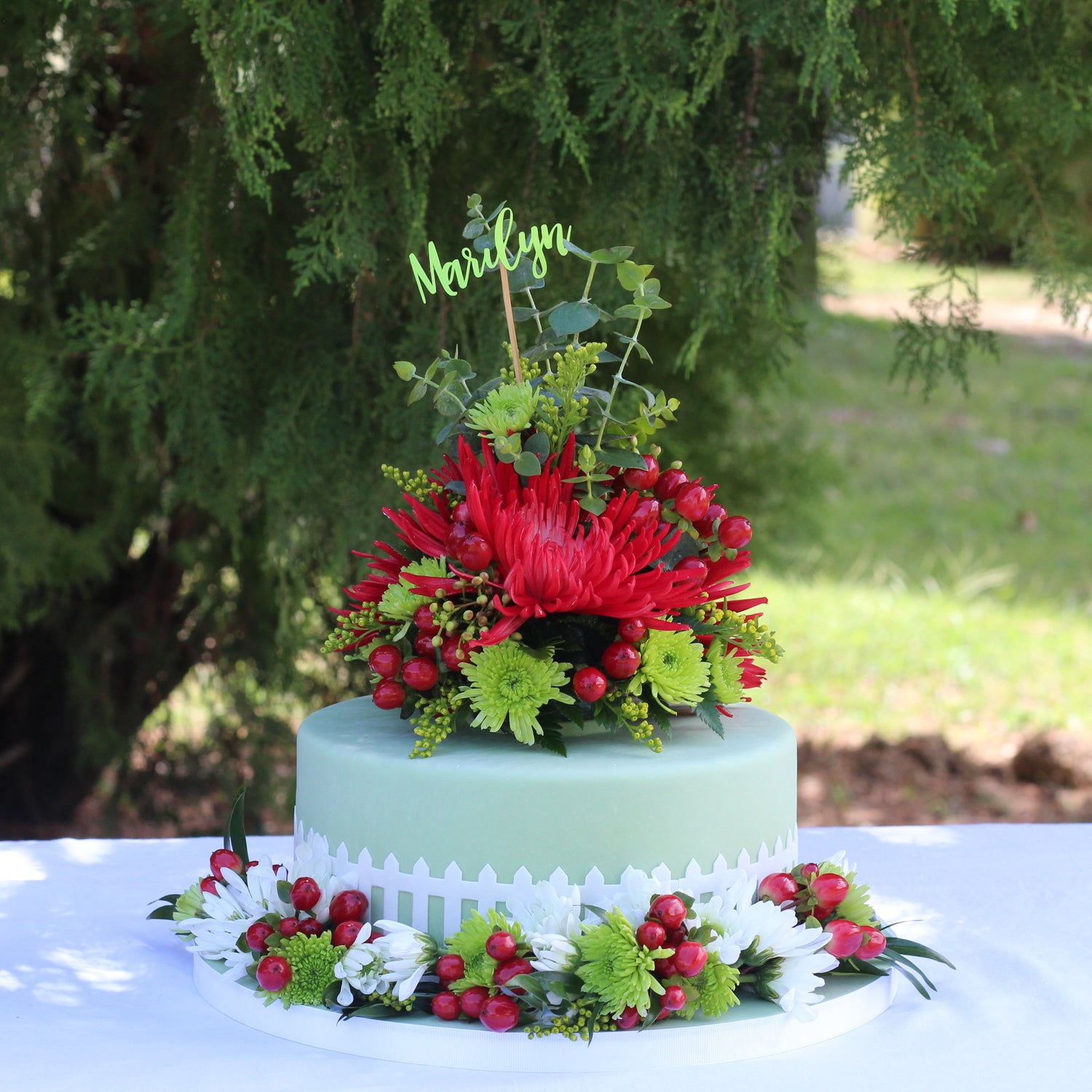 Flower Garden Birthday Cake