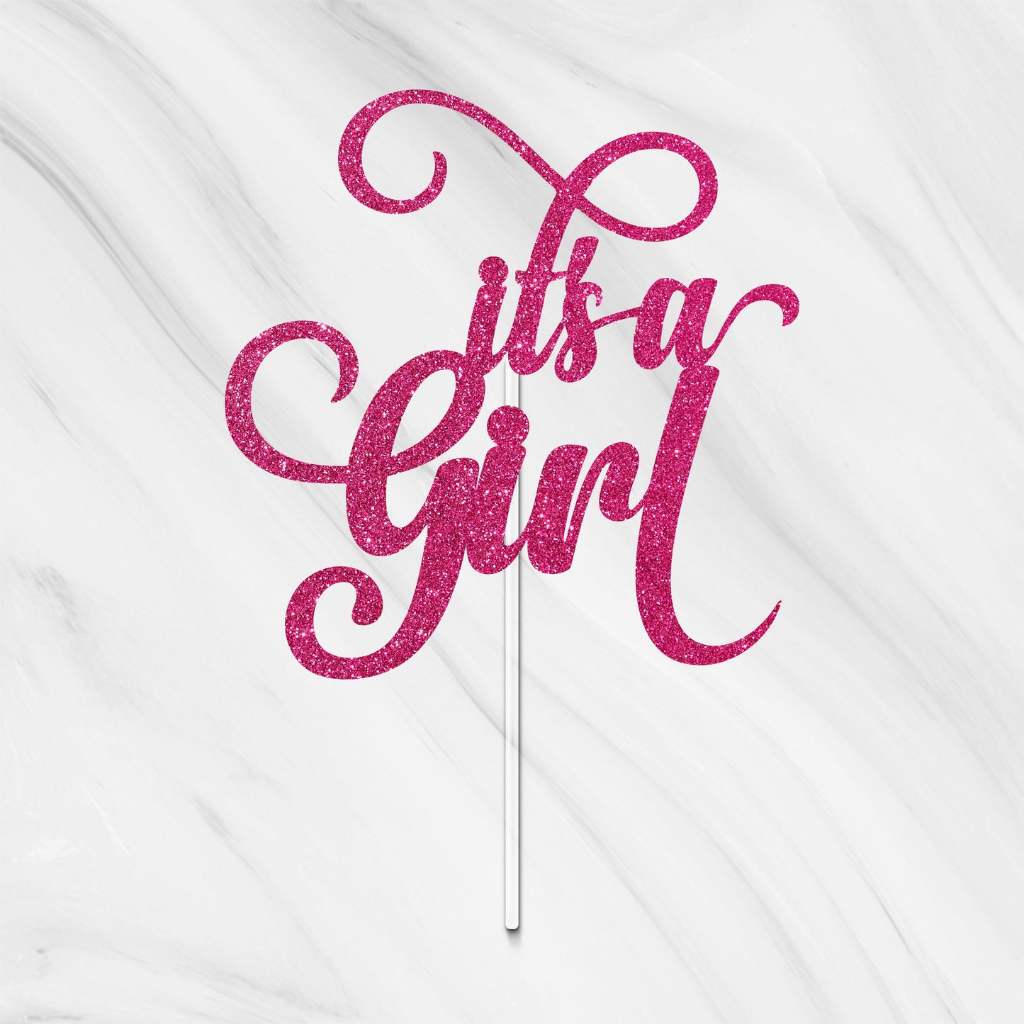 It's a Girl Cake Topper