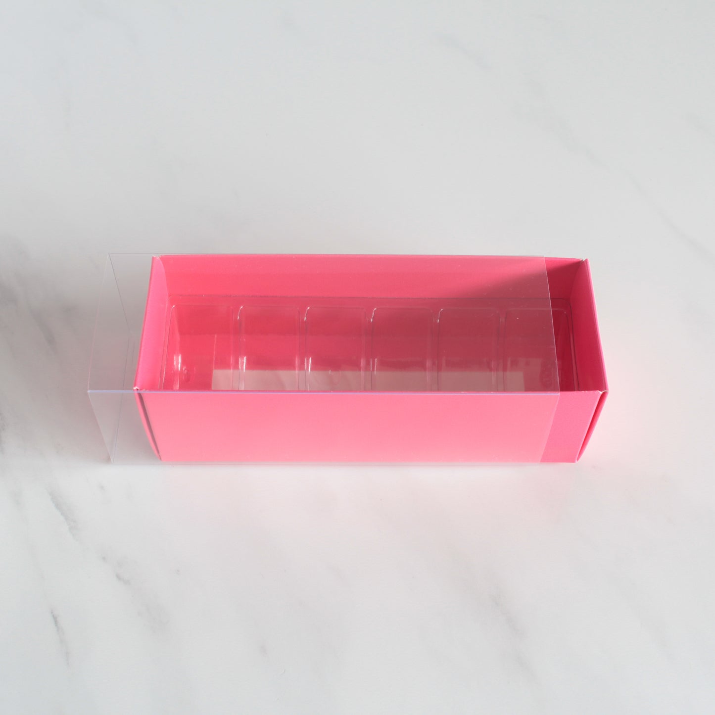 Macaron Box, Pink - 6"