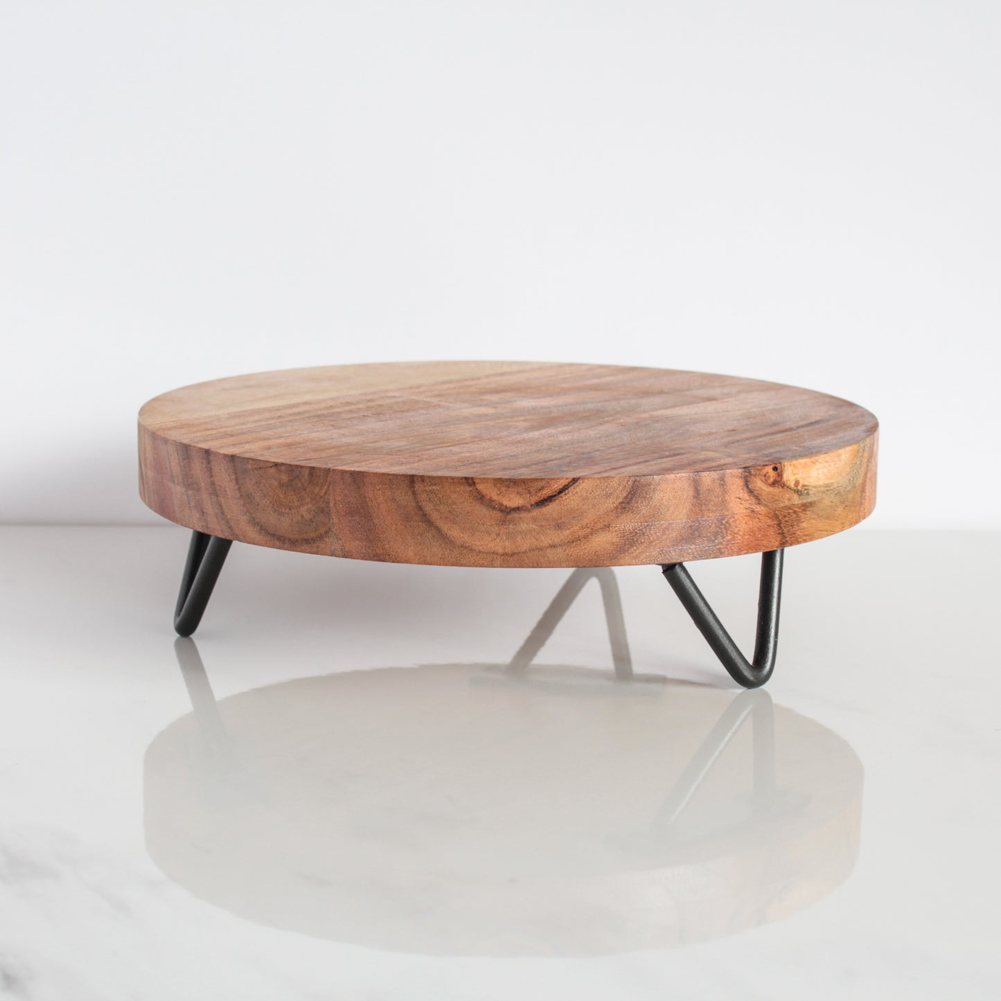 Acacia Wood Cake Stand